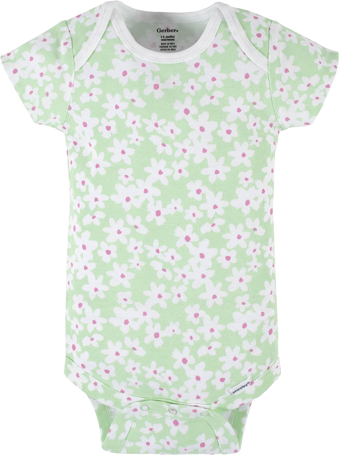 Gerber baby-girls 4-pack Short Sleeve Onesies Bodysuits - Image 4